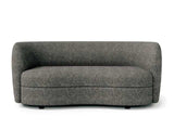 Versoix Charcoal Gray Loveseat - Ornate Home