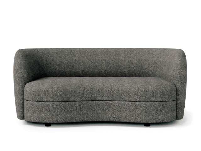 Versoix Charcoal Gray Loveseat - Ornate Home