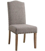 Vesper Brown & Gray Marble Round Dining Set - Ornate Home