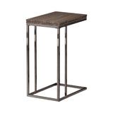 Vesrav Grey & Black Expandable Top Accent Table - Ornate Home