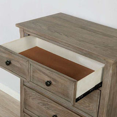 Vevey Wire-Brushed Warm Gray Chest - Ornate Home