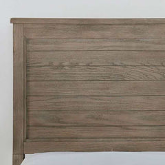 Vevey Wire-Brushed Warm Gray Full Bed - Ornate Home