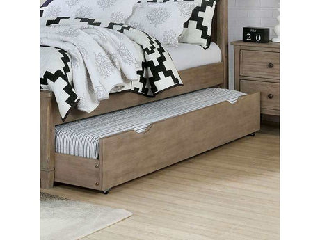 Vevey Wire-Brushed Warm Gray Trundle/Drawer - Ornate Home