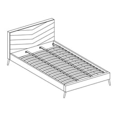 Vivar Beige E. King Bed - Ornate Home