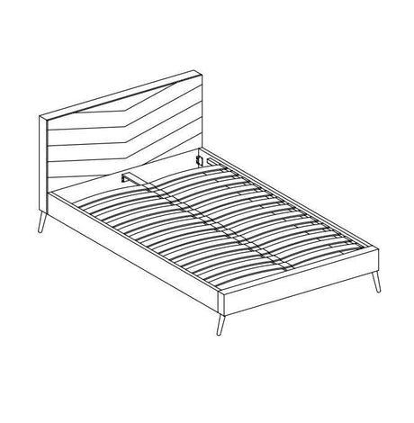 Vivar Beige Full Bed - Ornate Home