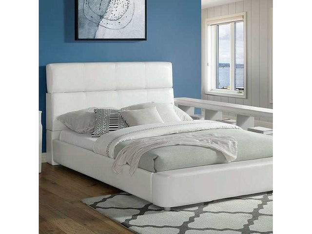 Vodice White Queen Bed - Ornate Home