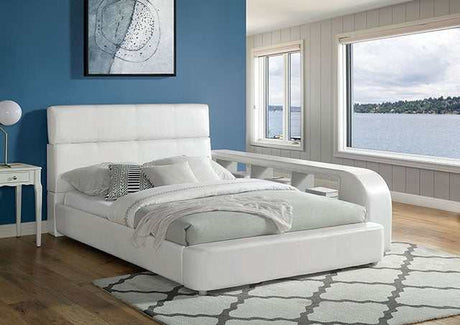 Vodice White Queen Bed - Ornate Home