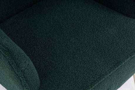 Volta Soft Antique Green Teddy  Accent Chair - Ornate Home