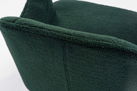 Volta Soft Antique Green Teddy  Accent Chair - Ornate Home