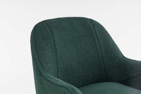 Volta Soft Antique Green Teddy  Accent Chair - Ornate Home