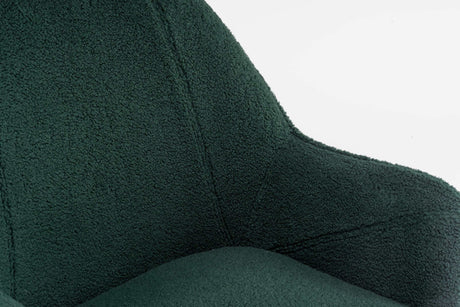 Volta Soft Antique Green Teddy  Accent Chair - Ornate Home