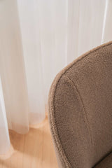 Volta Soft Brown Teddy  Accent Chair - Ornate Home