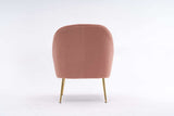 Volta Soft Pink Teddy  Accent Chair - Ornate Home