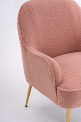 Volta Soft Pink Teddy  Accent Chair - Ornate Home