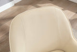 Volta Soft Velvet Cream White Accent Chair - Ornate Home