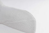 Volta Soft White Teddy  Accent Chair - Ornate Home