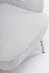 Volta Soft White Teddy  Accent Chair - Ornate Home
