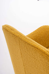 Volta Soft Yellow Teddy  Accent Chair - Ornate Home