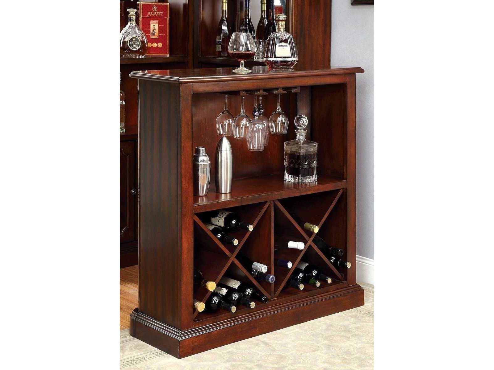 Voltaire Dark Cherry Bar Table - Ornate Home