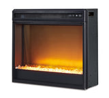 W100-02 / Electric Infrared Fireplace Insert 22" Black - Ornate Home