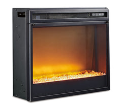 W100-02 / Electric Infrared Fireplace Insert 22" Black - Ornate Home