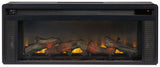 W100-12 / Electric Fireplace Insert Black 43" (Realistic Looking Logs) - Ornate Home