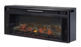 W100-12 / Electric Fireplace Insert Black 43" (Realistic Looking Logs) - Ornate Home