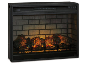 W100-121 / Electric Infrared Black Fireplace Insert / 31" - Ornate Home