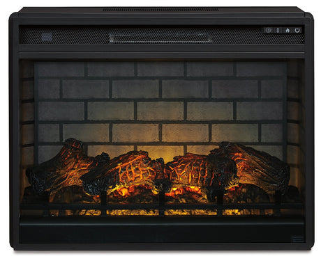W100-121 / Electric Infrared Black Fireplace Insert / 31" - Ornate Home