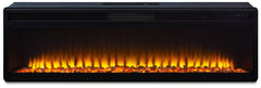 W100-22 / Wide Electric Fireplace Insert 57" Black - Ornate Home