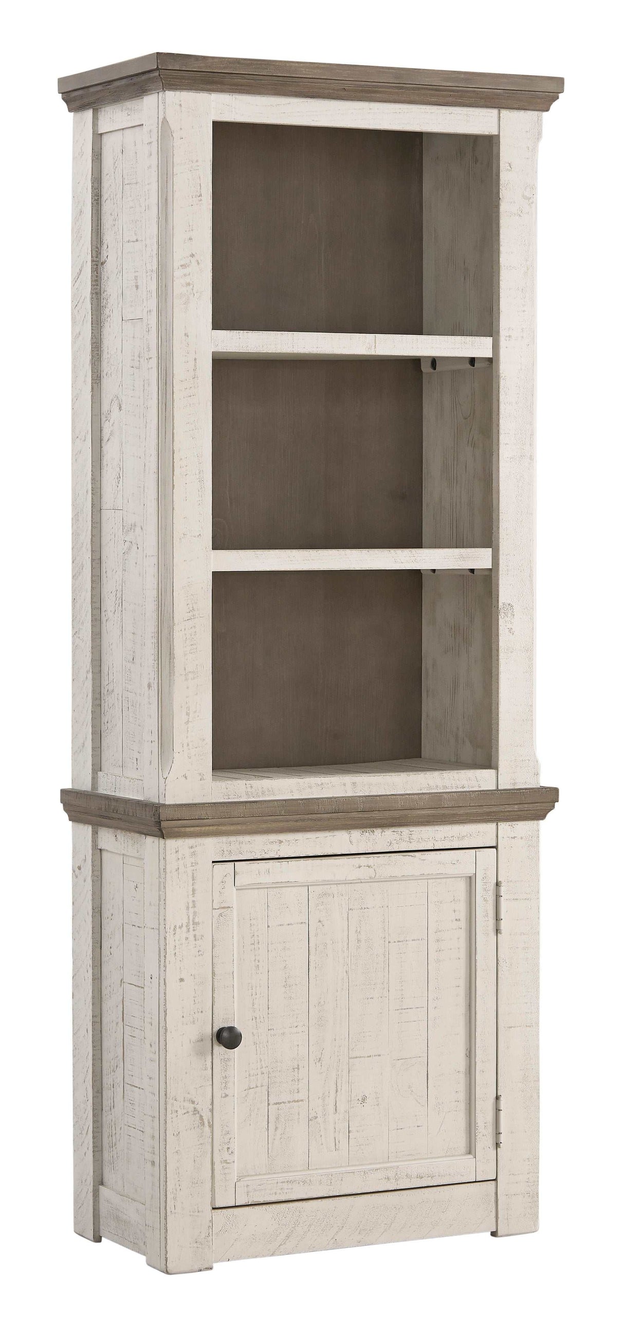 Havalance Weathered Gray & Vintage White Entertainment Center Units - Ornate Home