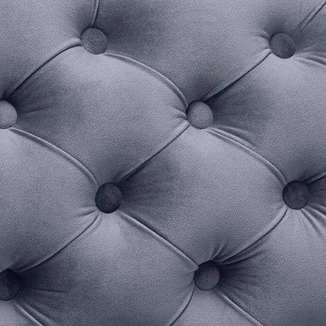 Wadenswil Chrome & Gray Side Chair (Set of 2) - Ornate Home