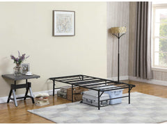 Waldin Black Eastern King Platform Bed - Ornate Home