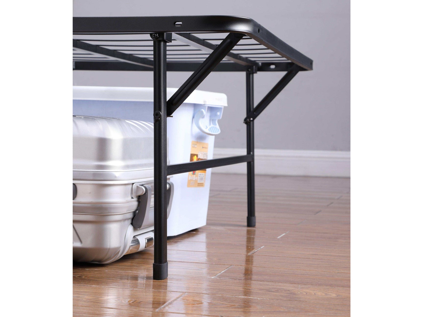 Waldin Black Twin Platform Bed Base - Ornate Home