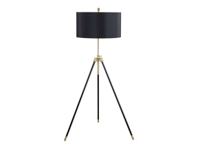 Walter Black & Gold Floor Lamp - Ornate Home