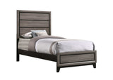 Watson Grey Oak Twin Panel Bed - Ornate Home