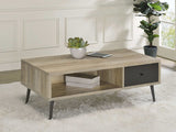Welsh Antique Pine / Grey Coffee Table - Ornate Home