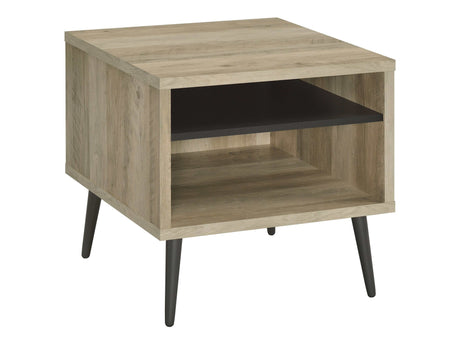 Welsh Antique Pine / Grey End Table - Ornate Home