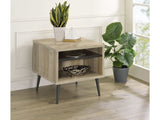 Welsh Antique Pine / Grey End Table - Ornate Home
