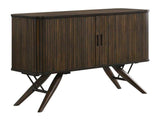 Wes Dark Walnut 2 Door Rectangular Sideboard/Server - Ornate Home