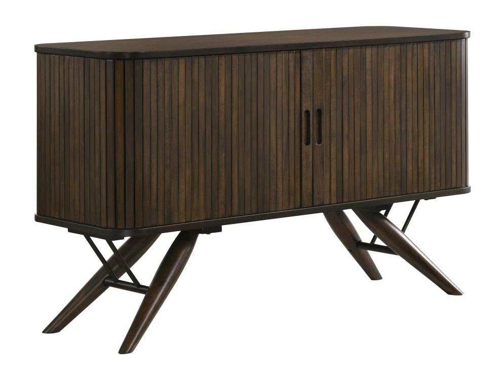 Wes Dark Walnut 2 Door Rectangular Sideboard/Server - Ornate Home