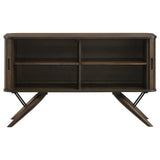 Wes Dark Walnut 2 Door Rectangular Sideboard/Server - Ornate Home