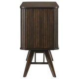 Wes Dark Walnut 2 Door Rectangular Sideboard/Server - Ornate Home