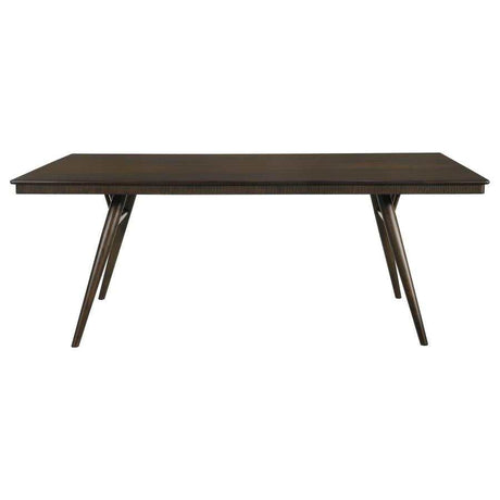 Wes Dark Walnut Rectangular Dining Table - Ornate Home