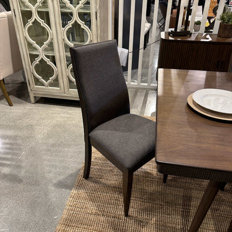 Wes Grey & Dark Walnut  7pc Rectangular Dining Room Set - Ornate Home