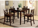Weston Espresso 5pc Dining Room Set - Ornate Home