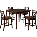 Weston Espresso 5pc Dining Room Set - Ornate Home