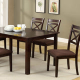 Weston Espresso 7pc Dining Room Set - Ornate Home