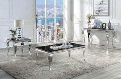 Wetzikon Black & Silver Coffee Table - Ornate Home