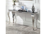 Wetzikon Black/Silver Sofa Table - Ornate Home